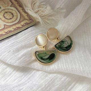 Micara - Jade Moon - Earrings