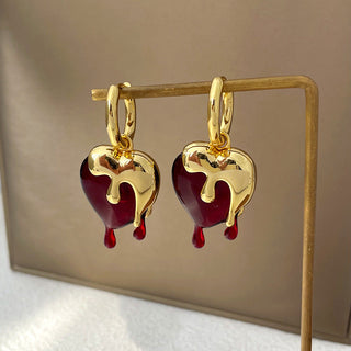 Micara - Heart Melts - Earrings