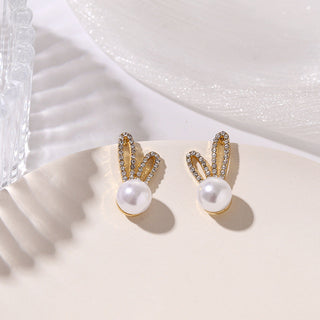 Micara - Bunny Pearls - Earrings