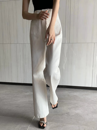 Kiera - Vintage wide-leg pants - High-waist denim