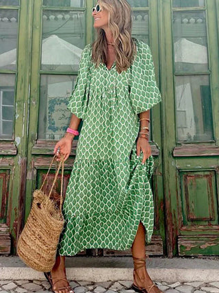 Brooklynn - Boho Summer Dress - Puffy Relaxed Fit