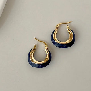 Micara -  Blue Arc - Earrings