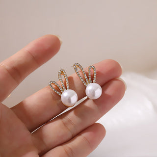 Micara - Bunny Pearls - Earrings