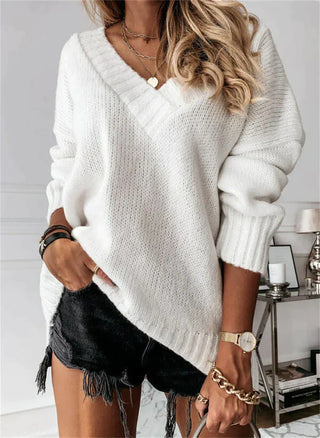 Jacinth - Knitted jumper - V-neckline