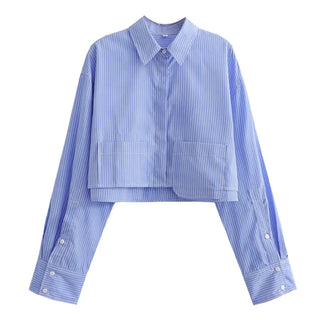 Kaleen - Long sleeve shirt - Cropped cut