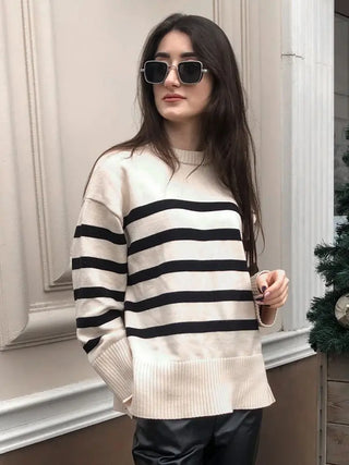 Rosalind - Knitted jumper - Timeless stripes