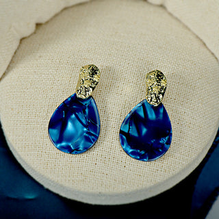 Micara - Blue Drops - Earrings