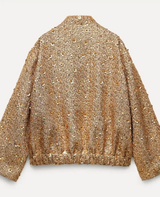 Zelma - Glitter Coat - Sequinned