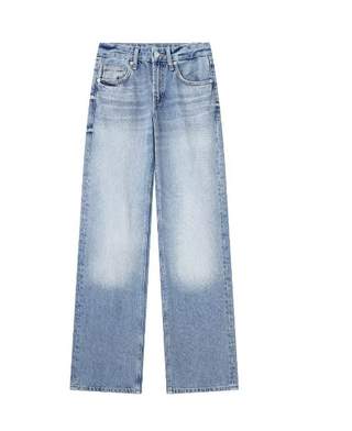 Jacklyn - Straight denim jeans - High-waisted Fashion