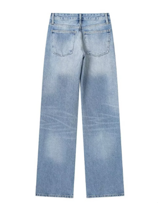 Jacklyn - Straight denim jeans - High-waisted Fashion