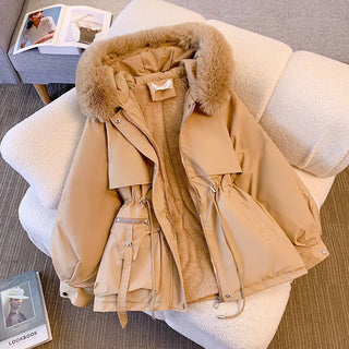 Safiya - Fleece-lined coat - Faux fur hood