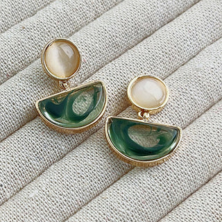 Micara - Emerald Glams - Earrings