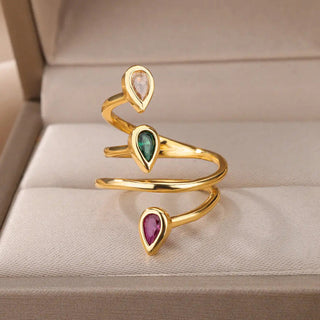 Micara - Gemstone Twirls - Rings