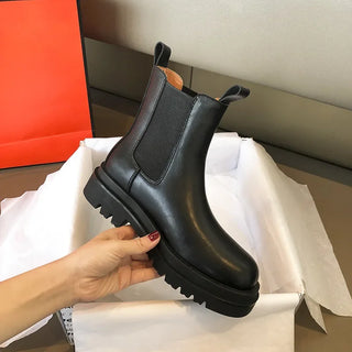 Wylla - Platform Chelsea boots - Elasticated detail