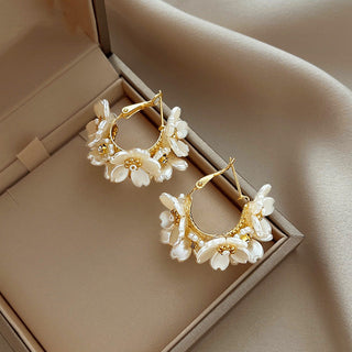 Micara - Blossom Hoops - Earrings