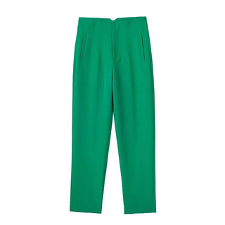 Maryanne - Formal cropped trousers - High waisted style