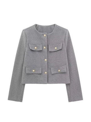 Elsie - Classic tweed blazer - Fall fashion