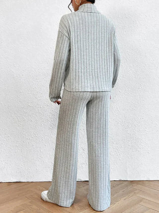 Helene - Knitted Trousers - Turtleneck Jumper