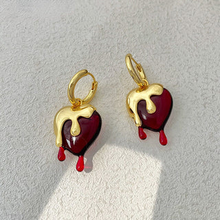 Micara - Heart Melts - Earrings