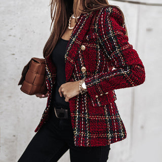 Tove - Chic checked blazer