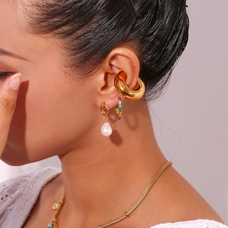 Micara - Knotty Pearls - Earrings