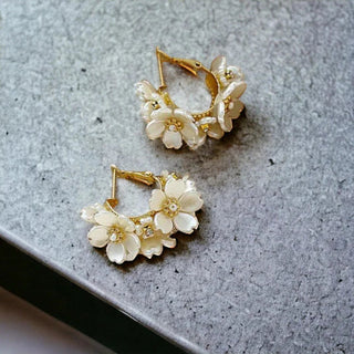 Micara - Blossom Hoops - Earrings