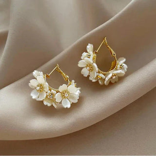 Micara - Blossom Hoops - Earrings