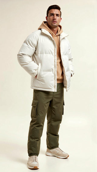 Cyrusteem - Warm puffer jacket for men - Winter