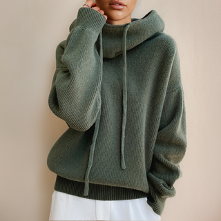 Ylliana - Knitted hoodie - Cosy turtleneck