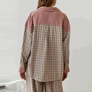 Liva - Women's checked pyjamas