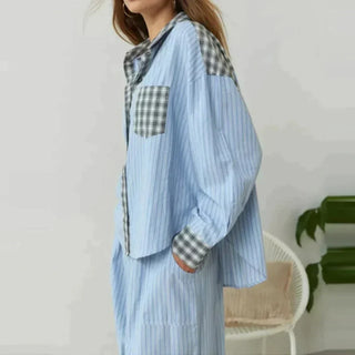 Liva - Women's checked pyjamas