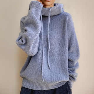 Ylliana - Knitted hoodie - Cosy turtleneck