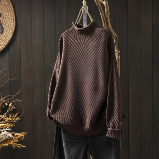 Janika - Turtleneck Jumper - Knitted Elegance