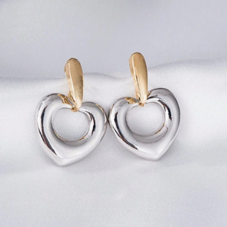 Micara - Hearty Hoops - Earrings