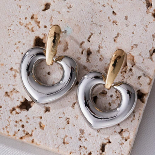 Micara - Hearty Hoops - Earrings