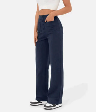 Josefine - Elastic leisure trousers with high waist