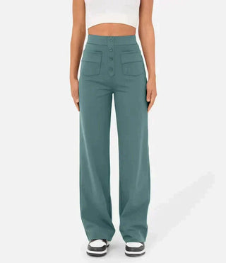 Josefine - Elastic leisure trousers with high waist