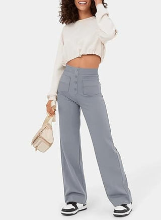 Josefine - Elastic leisure trousers with high waist