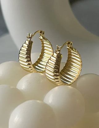 Micara - Golden Wheelies - Earrings