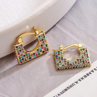 Micara - Geometric Shimmers - Earrings