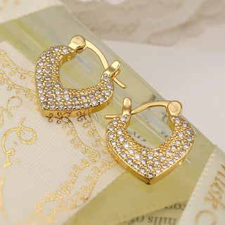 Micara - Heartful Sparkles - Earrings