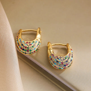 Micara - Dazzle Huggies - Earrings