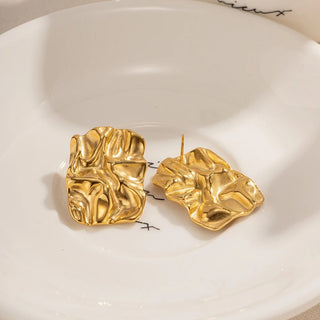 Micara - Golden Ripples - Earrings