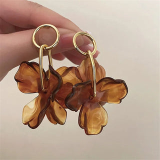 Micara - Floral Drops - Earrings