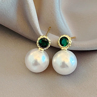 Micara - Emerald Elegance - Earrings