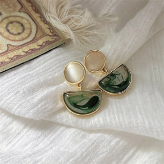 Micara - Emerald Glams - Earrings