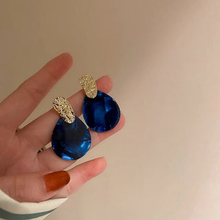 Micara - Blue Drops - Earrings